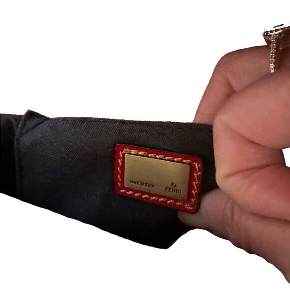 Fendi red patent leather tote - Picture 6 of 14